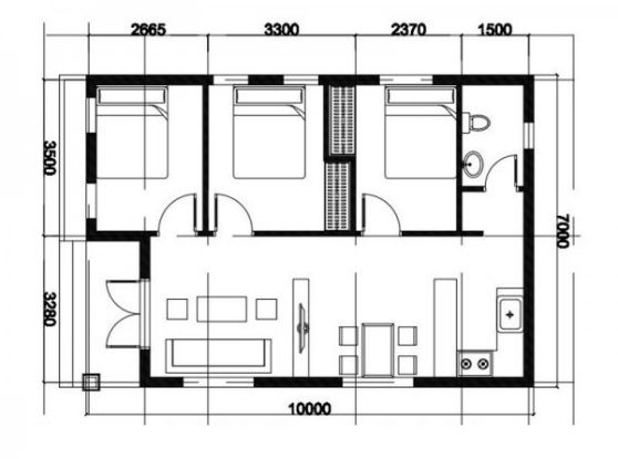 Bản vẽ thiết kế nhà đơn giản - GIÁ THÉP 24H.COM
