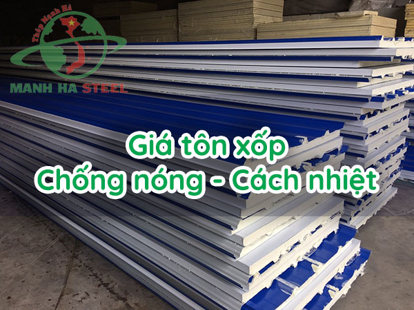 bảng giá tôn cách nhiệt hoa sen