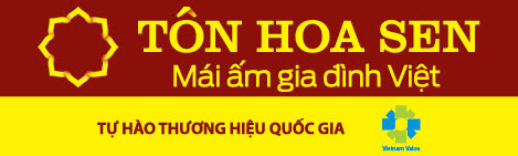 bảng giá tôn hoa sen 2018