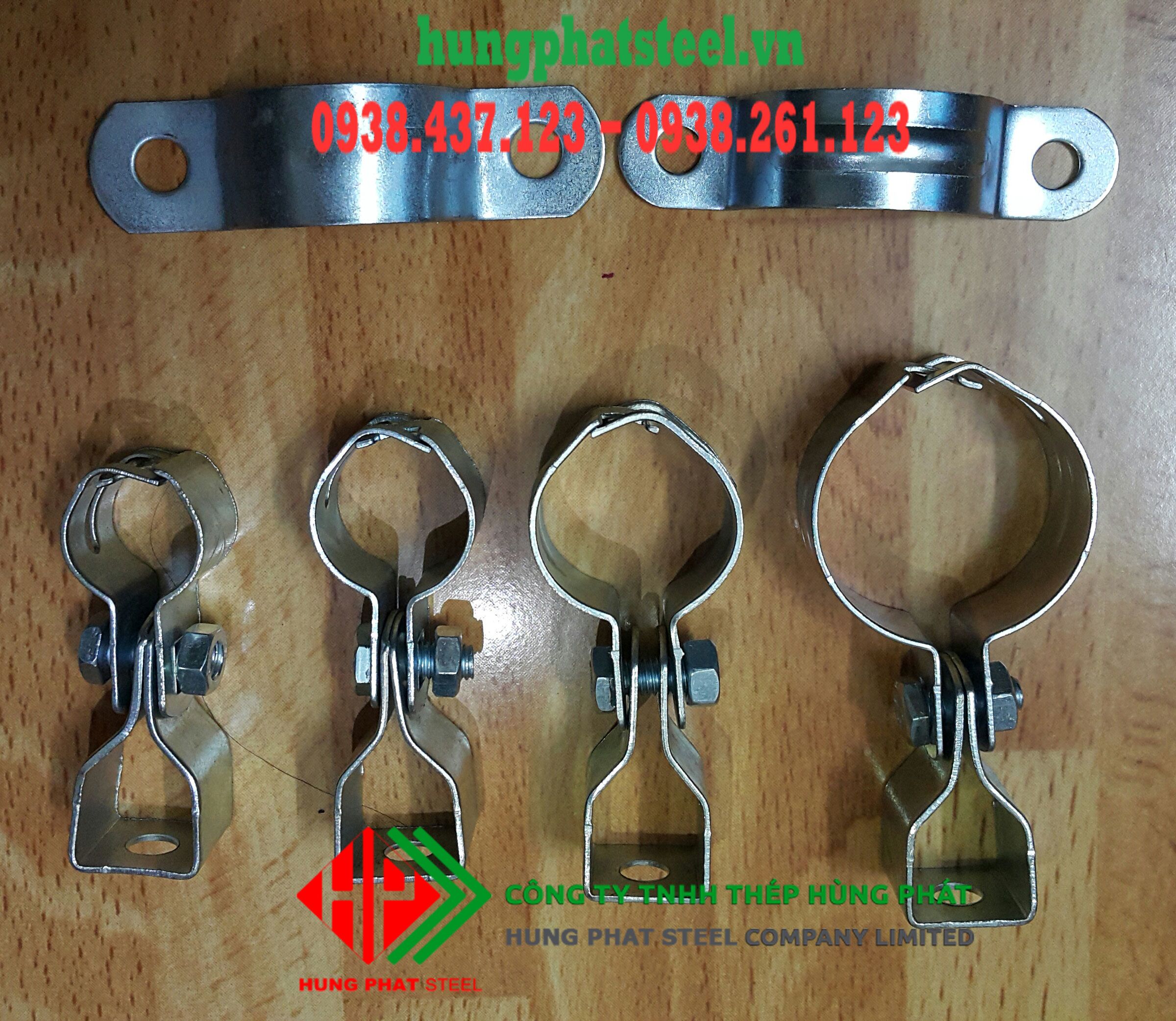 báo giá đai giữ ống inox