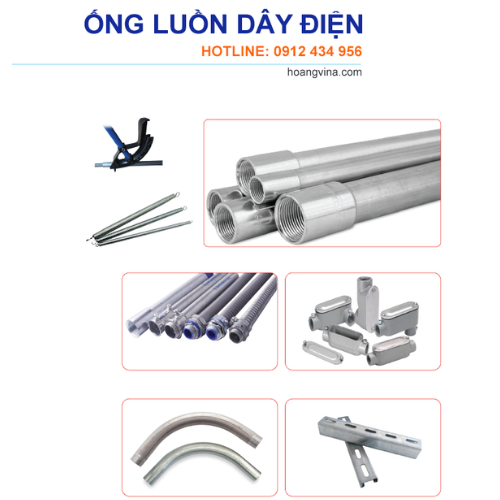 ống thép luôn dây điện