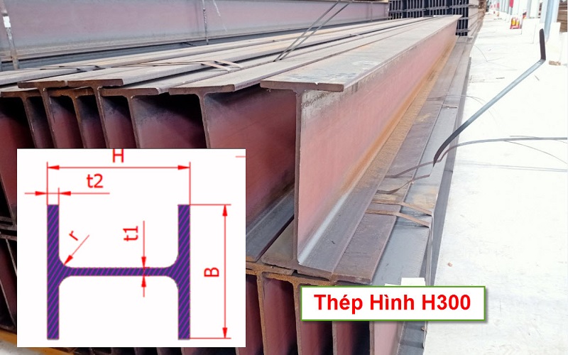 thông số thép hình h300